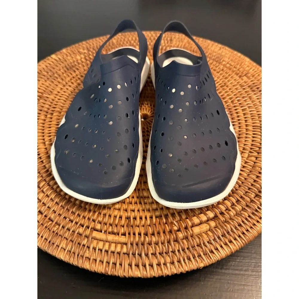 Crocs Swiftwater Wave Mens Navy Blue White Water Sandals Shoes Size M5
